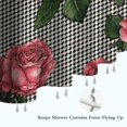 thumbnail image 6 of Pioneer Flower Floral Print Pattern Shower Curtain 36"x72" ,Bathroom Decorative Shower Curtains Set with 12 Hooks,Modern Waterproof Washable Shower Curtain, 6 of 6
