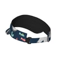 thumbnail image 2 of Balery Friendly Smiling Sharks Sport Wear Athletic Visor Sun Sports Visor Hat Visor Adjustable Cap for Women and Men (One Size), 2 of 8