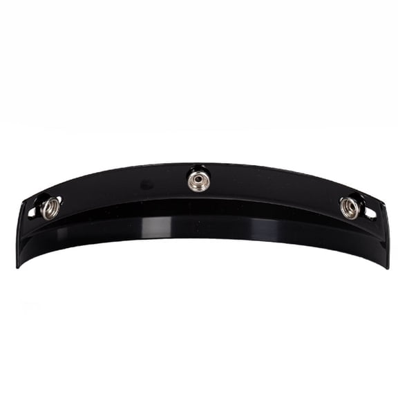 Universal Motorcycle 3 Snap-Button Visor Flip Up Down Open Face Helmet Wind