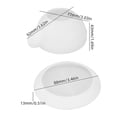 thumbnail image 4 of Heart-Shaped Tea Cup Silicone Mold, 3.6" x 1.7" Cup & 3.4" Saucer, Easy Demold and Clean, for Making Romantic Desserts and Handmade Soaps, 4 of 8