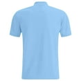 thumbnail image 3 of Tshirts Shirts for Men Short Sleeve Button Up Collared Summer Golf Sports Dressy Polo Shirts Moisture Wicking Casual Breathable Deer Printed Men's Shirts Sky Blue XXL, 3 of 4