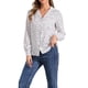 thumbnail image 1 of INSPIRAR CHIC Camisas de Manga Larga Estampadas de los Años 50 para Mujeres con Lunares de Corazón M Blanco Corazón, 1 of 5
