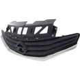 thumbnail image 5 of For 14-16 Versa Note Hatchback Front Grill Grille Assembly Grey w/Chrome Molding, 5 of 5