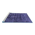 thumbnail image 2 of Ahgly Company Machine Washable Indoor Rectangle Persian Blue Traditional Area Rugs, 5' x 7', 2 of 4