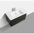 thumbnail image 5 of Eviva Smile 36" Chest-nut Modern Bathroom Vanity Set with Integrated White Acrylic Sink, 5 of 5