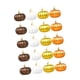 thumbnail image 5 of Adornos colgantes de calabaza, mini colgantes rústicos únicos, decoraciones de calabaza para árboles pequeños, casas de campo, fiestas y festividades. 20 piezas, 5 of 8