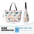 thumbnail image 2 of Yiaed Sea Life 1 Print Large Capacity Beach Travel Bag - Waterproof Zipper Vacation Tote for Sandproof Storage, and Camping, 2 of 5