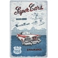 thumbnail image 2 of Safavieh Daytona Emil Novelty Polyester Machine Washable Area Rug, Light Gray/Blue, 5'1" x 7'6", 2 of 9