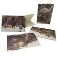 thumbnail image 4 of Deer Hunter Greeting Cards - Whitetail Deer Stationary Note Cards - 4 Winter Scenes, 4 of 4