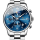thumbnail image 1 of Reloj Pulsera Hombre Impermeable Relojes Cuarzo Acero Fecha Xtellar plateado, 1 of 3