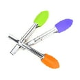 1pc Mini Tongs With Silicone Tips 7 Inch Serving Tongs 7