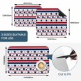 thumbnail image 5 of Red White Blue Star Stripes Dish Drying Mats for Kitchen Counter, Patriotic Polka Dots Absorbent Coffee Bar Mat with Non-slip Rubber Backed Quick Drying Dish Rack Pad 12"x16", 5 of 9