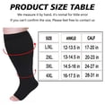 thumbnail image 3 of Wide Calf Compression Sleeves for Women Men Plus Size Compression Legs Sleeves 20-30mmHg Graduated Soft and Comfortable, 3 of 5