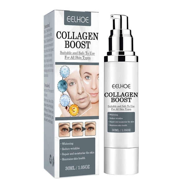30ml Collagen Boost Serum Anti-Aging Dark Spot Corrector Wrinkle Cream Women Face Skin Care Qiuyongming unisex