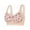 Beige, variant on Wireless Bras for Women Soft Floral Bralette Snap Closing Bra for Senior Women Pink 46