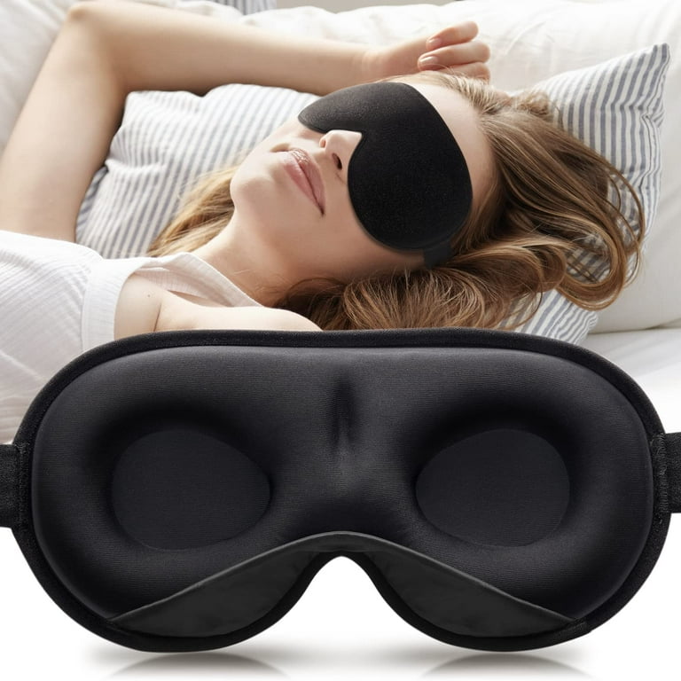 Weighted Sleep Mask, Women Men 3D Eye Mask Blocking Lights
