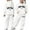 1#White, variant on Tiijoy Toddler Girls Casual Outfit Set New York Print Hoodie Jogger Pants Unisex Tracksuit