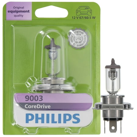 Philips CoreDrive 9003 Halogen Headlight Bulb, 1 Pack, Fits Select Vehicles