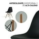 thumbnail image 3 of Silla Minimalista Estilo Moderno 4 piezas Negro Mirel Minimalista, 3 of 9