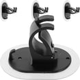 thumbnail image 4 of Miangastore Self-Adhesive Curtain Rod Bracket Black Plastic 4Pack 3.9In, 4 of 9