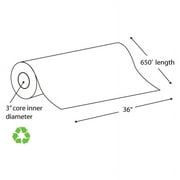36" x 650' 20# Recycled Paper Wide Format Roll (Carton of 2 Rolls)