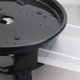 thumbnail image 3 of Bandejas redondas para macetas de 30 cm con base universal extraíble y cajón de almacenamiento para el hogar (negro), 3 of 6