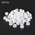 thumbnail image 3 of Uxcell 15mm(19/32") Dia PP Screw Hole Plugs for Furniture Cupboard, White 120 Pack, 3 of 5