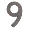 thumbnail image 1 of Architectural Mailboxes 3585DC-9 Solid Cast Brass 5 in. Dark Aged Copper Floating House Number 9, 1 of 3