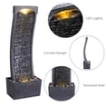 thumbnail image 4 of Teamson Home 38.58" Curved Waterfall Fountain with LED, 4 of 11