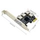 thumbnail image 4 of Worallymy PCI-E Tarjeta de expansión PCI-E a tarjeta USB 1 a 4 Placa adaptadora vertical con 4 interfaces USB 3.0 Worallymy JD720446802, 4 of 6