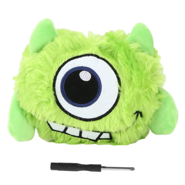 Pelota eléctrica para perros con sonido y vibración, juguete interactivo de peluche para entretenimiento motorizado, color verde