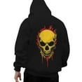 thumbnail image 6 of Donemore Men Casual Fashion Printed Pullover Drawstring Long Sleeve Hooded Sweatshirts, 6 of 6