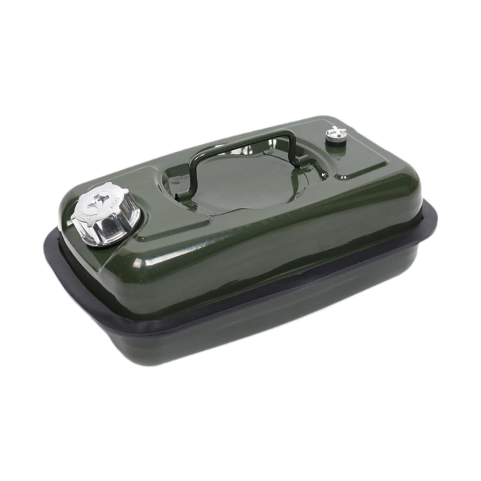 Wzmzjy Motorcycle Seat Fuel Can Tank Multipurpose Liquid Storage Canister for Emergency 3L Aluminum Lid