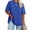 Blue, variant on Sherrylily Women Plus Size T Shirts Oversized Half Sleeve Tunic Top
