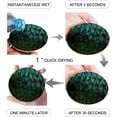 thumbnail image 2 of RYLABLUE Peacock Set of 6 Round Coaster for Drinks, Absorbent Ceramic Stone Coasters Cup Mat with Cork Base for Home Kitchen Room Coffee Table Bar Decor, 2 of 5