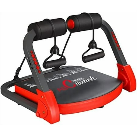 Ab Machine Workout Equipment,Whole Body Ab Workout Machine,Sit Up Exercise Equipment For Home, Strength & Abdominal Trainer With 3 Adjustable Resistance Levels and Bands.US Patented