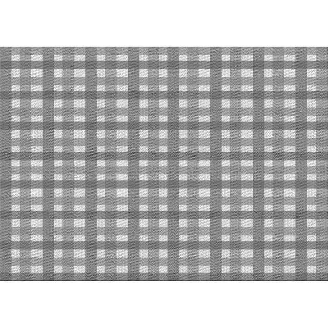Ahgly Tapis Rectangulaire Lavable en Machine Intérieur Transitionnel Gris Argenté, 7 Pieds x 9 Pieds