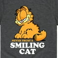 thumbnail image 3 of Garfield - Never Trust Smiling Cat - Toddler And Youth Short Sleeve Graphic T-Shirt, 3 of 5
