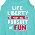 thumbnail image 2 of Instant Message - Life Liberty And The Pursuit Of Fun - Toddler & Youth Girls A-line Dress, 2 of 5