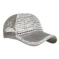 thumbnail image 4 of Clearance! Fdelink Baseball Hat Sun UV Protection Hat Fashion Women Rhinestones Beach Adjustable Baseball Cap Hip Hop Hat Sun Hat Grey, 4 of 7