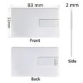 thumbnail image 4 of Enfain 1GB Custom Your LOGO Promotional USB Flash Drives - Credit Card Style - 100 Pack, 4 of 4