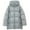 *Blue, variant on Women's Color Block Cotton Jacket,Winter Stand Collar Quilted Coat For Women,Ladies Zippered Padded Outwear with Pockets,Purple,Size L