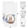 thumbnail image 2 of GZHJMY Easter Hand Towels Set of 2, Watercolor Easter Bunny In A Basket Soft Microfiber Face Towel, Quick Dry Kitchen Towels, 30x15 Inch Anniversary Decorative Towels for Bathroom, 2 of 8