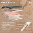 thumbnail image 6 of JoanKaren Electric Throw Blanket,50"x60" Soft Flannel Fast Heating Blanket,6 Heat Levels & 4 Hours Auto-Off Over-Heat Protection,White, 6 of 8