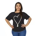 thumbnail image 2 of BLUSA COLOR NEGRO DETALLE EN FORMA DE CORAZON Mundo Terra 17276, 2 of 2