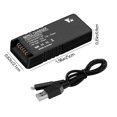 thumbnail image 2 of USB Charger for DJI Mavic Mini 2 Drone, QC3.0 Fast Charge, Black, Lightweight and Compact, 2 of 7