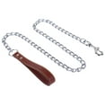 thumbnail image 1 of Dog Chain Leash Metal Chew Proof Pet Leash Dog Training Leash with Padded Handle, 1 of 10