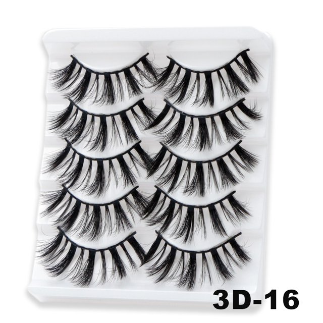 Pestañas postizas naturales AYRMILLA, 5/10/14 pares, pestañas de visón 3D dramáticas, extensión de pestañas postizas gruesas, maquillaje falso Cils maquiagem Tan Jianjun unisex