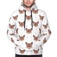 thumbnail image 4 of Hoodies for Men - Abstract Cute Cat Face Long Sleeve Comfrt Men'S Fashion Hoodies & Sweatshirts, Sweatshirts for Men Hoodies Pullover Clothing Clothes with Pouch, 4 of 7