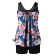 thumbnail image 4 of Brqkzdu Womens Swimsuits Tankini Bathing Suits Floral Print Tankini Top with Boyshorts 2 Piece Swim Suits High Waisted Conservative Swimwear, 4 of 5